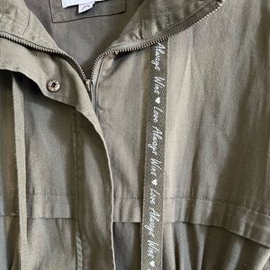 1 sunset lane jacket green khaki Medium